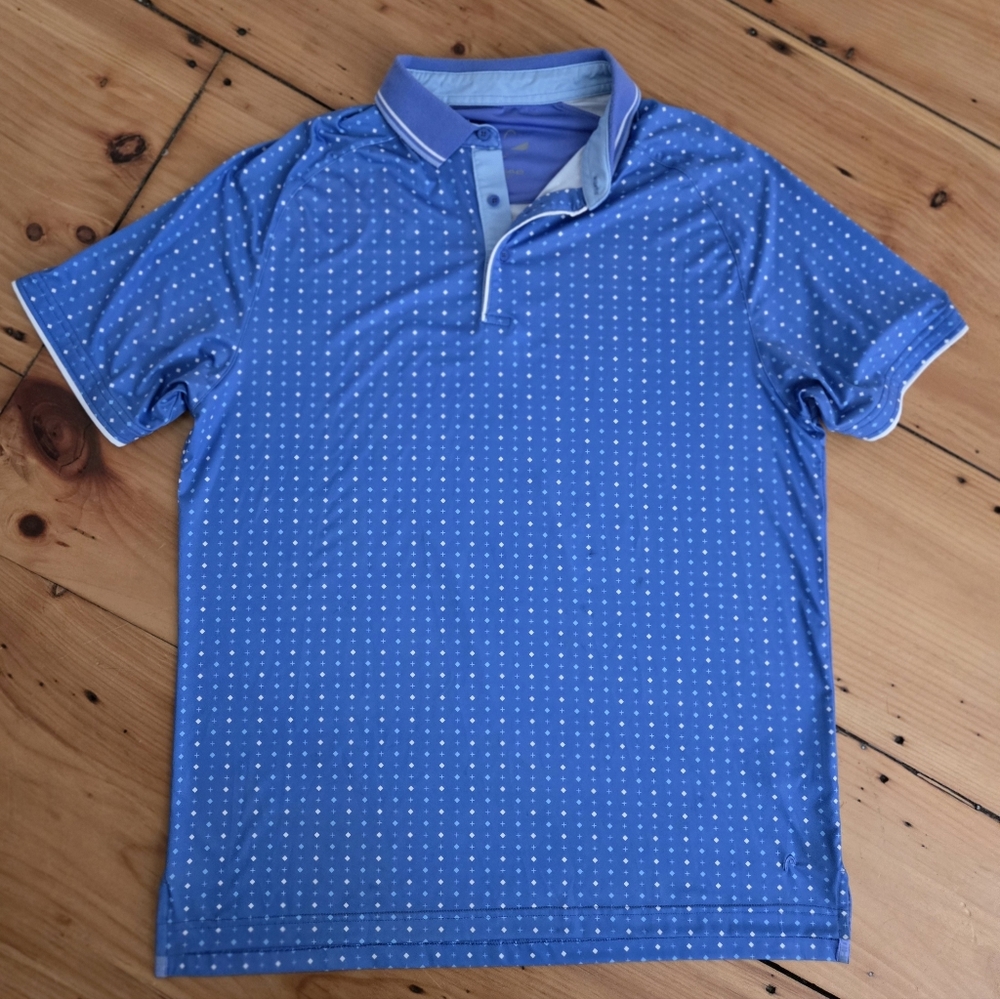 Head Golf Performance Polo, Large, Blue Diamond